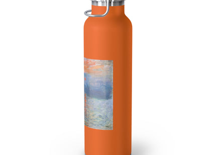 Sunrise by Claude Monet Copper Vacuum Insulated Bottle, 22oz