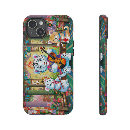 Melodies of the Snow Lion Cub Phone Cases