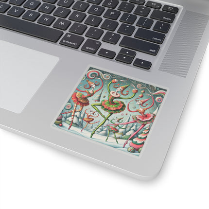Christmas Ballet of the Absurd Kiss-Cut Stickers (4 Sizes)