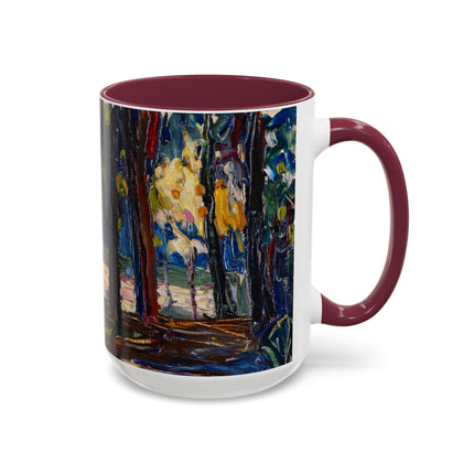 In the Park of St. Cloud by Wassily Kandinsky Colorful Mugs (11oz, 15oz)