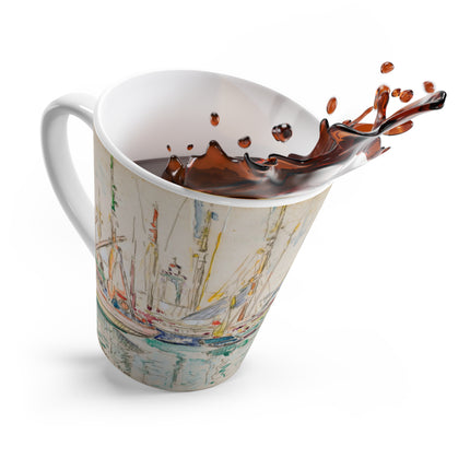 Groix by Paul Signac Latte Mug