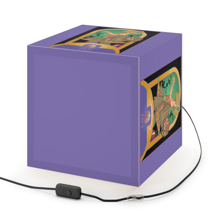 October & Opal, Tourmaline Zodiac Light Cube Lamp