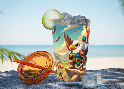 Watchful Guardian Sunsplash Tumbler with Straw, 16oz