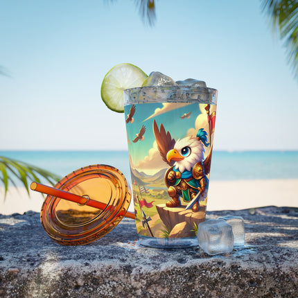 Watchful Guardian Sunsplash Tumbler with Straw, 16oz