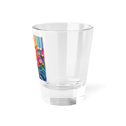 The Graceful Freesia Shot Glass, 1.5oz