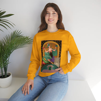 May & Emerald (from the Gem Series) by Sofia Chiostri Heavy Blend™ Crewneck Sweatshirt