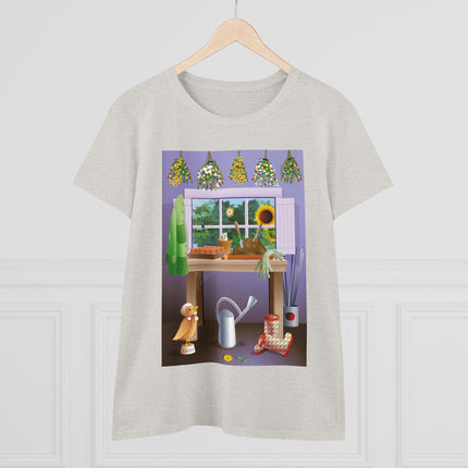 A Gardener's Haven Women's Midweight Cotton Tee