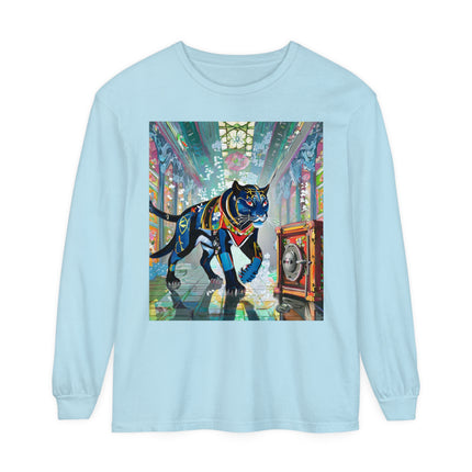 Cyber Panther's Hunt Long Sleeve T-Shirt