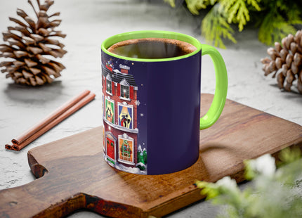 A Christmas Eve Celebration Colorful Mugs (11oz, 15oz)