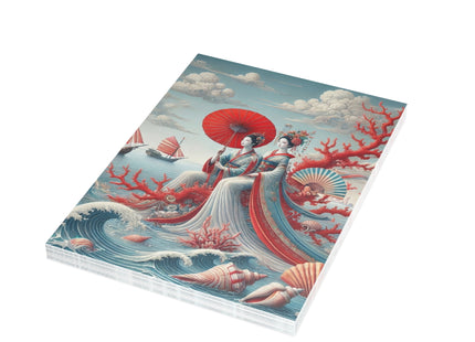 Ladies by the Quiet Sea Postcard Bundles (envelopes included) - Bundles of 10, 30, 50 Pieces