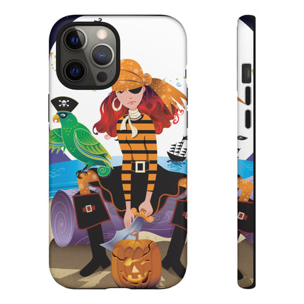 Moonlit Pirate Halloween Phone Cases