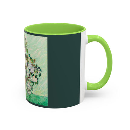 Roses by Vincent Van Gogh Colorful Mugs (11oz, 15oz)