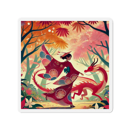 The Dragon Fairy’s Dance Die-Cut Magnets (5 Sizes)