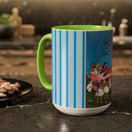 Enchanted Easter Gathering Colorful Mugs (11oz, 15oz)