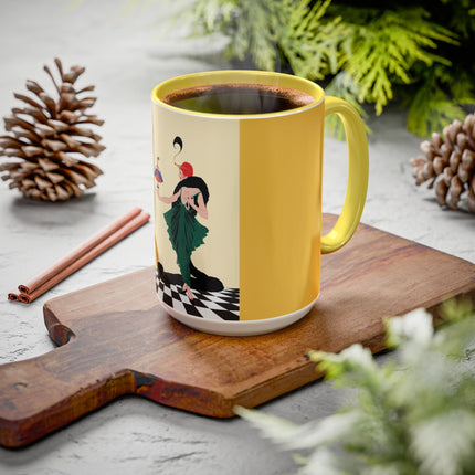 The Marionette Colorful Mugs – Theatrical Glamour & Cabaret Elegance