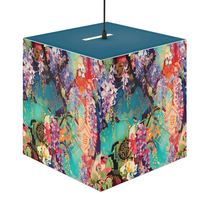 Golden Wisteria Symphony Light Cube Lamp