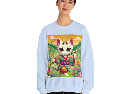 Samurai Kitten Unisex Heavy Blend™ Crewneck Sweatshirt