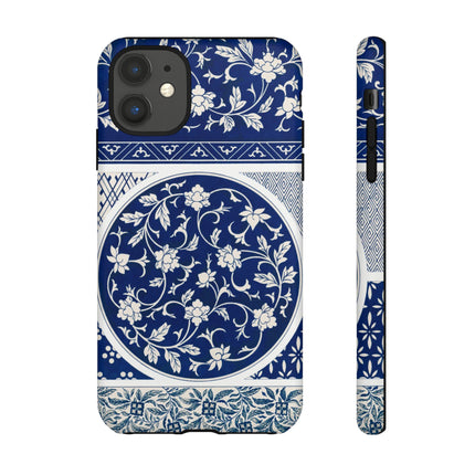 Blue Flower Pattern by Owen Jones Phone Cases