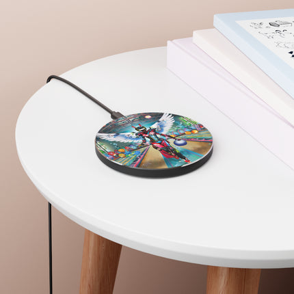 Samurai Robot Angels Wireless Charger