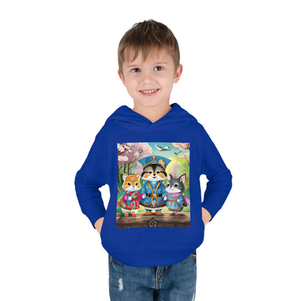 Fluffy Explorers Toddler Pullover Fleece Hoodie