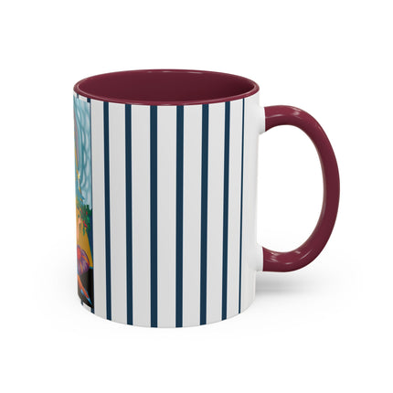 Art Deco Christmas Elegance Colorful Mugs (11oz, 15oz)