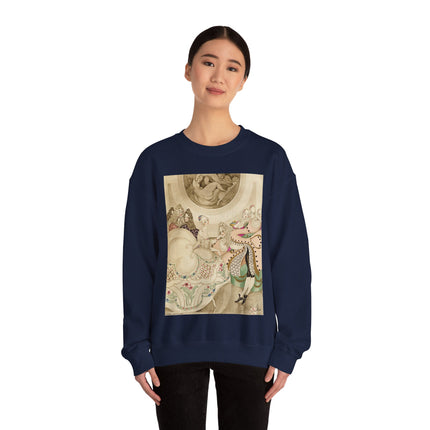 Sur talons rouges (On Red Heels) pl 01 by Gerda Wegener Heavy Blend™ Crewneck Sweatshirt