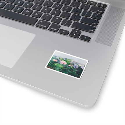 Water Lilies by Karl Hagemeister Kiss-Cut Stickers (4 Sizes)