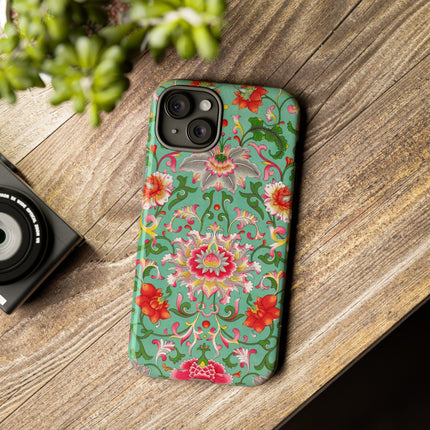 Colorful Floral Pattern by Owen Jones Phone Cases