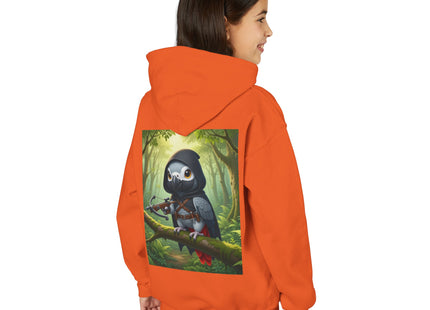 The African Grey Sentinel Youth Heavy Blend Hooded Sweatshirt
