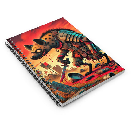 The Cunning Scavenger Spiral Notebook - Ruled Line