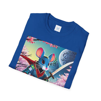 Cyber Samurai Rat Softstyle T-Shirt