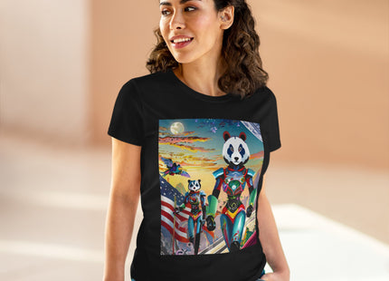 Cyber Punk Robots Cotton Tee