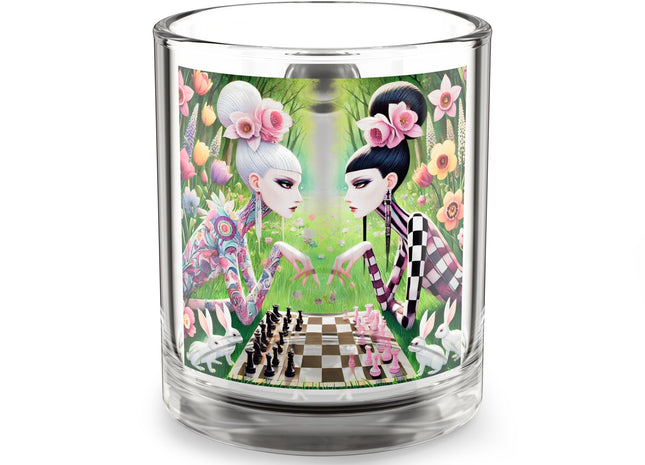 Spring Gambit: A Fairy’s Move Glass Mug, 10oz