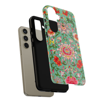Colorful Floral Pattern by Owen Jones Phone Cases
