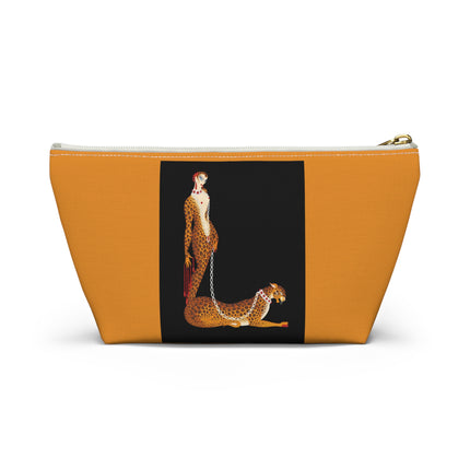 Leopard Queen Cosmetic Bag – Wild Glamour & Art Deco Elegance