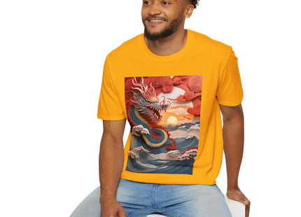 Stormbound Dragon Garment-Dyed T-shirt Softstyle T-Shirt