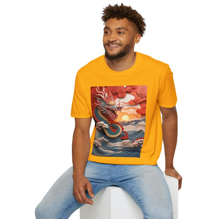Stormbound Dragon Garment-Dyed T-shirt Softstyle T-Shirt