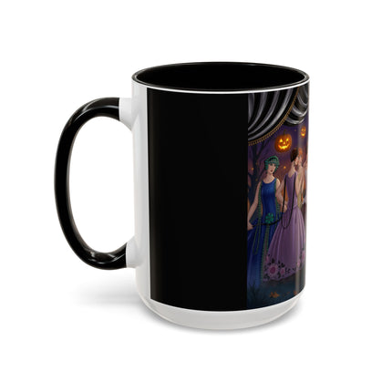 🏹🎃 Cupid's Arrow At Pumpkin Moon Manor Colorful Mug – Romantic Halloween Charm