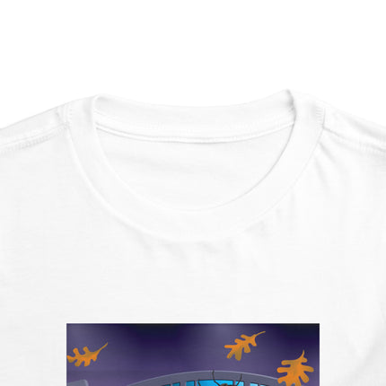 Whimsical Halloween Mischief Toddler Short Sleeve Tee