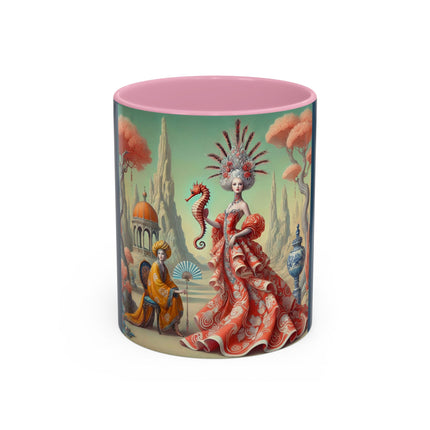 The Seahorse Court Colorful Mugs (11oz, 15oz)