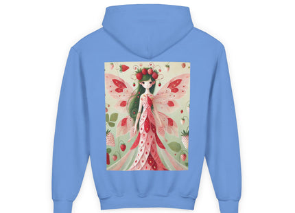 Strawberry Fairy Delight Youth Heavy Blend Hooded Sweatshirt
