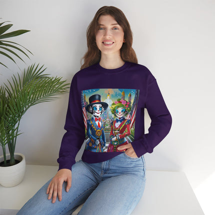 Cyber Punk Warrior Robots Unisex Heavy Blend™ Crewneck Sweatshirt