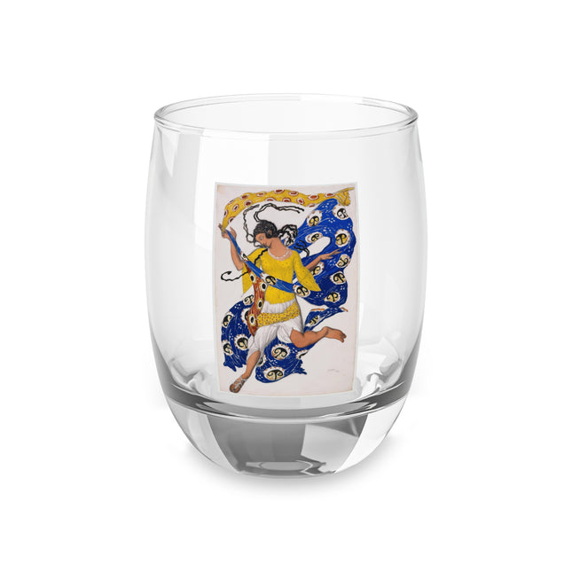 The Butterfly (Costume Design for Anna Pavlova) by Leon Bakst Whiskey Glass