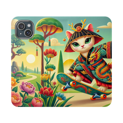 🛹🐉 Dragon Dance on Wheels Flip Case – Bold Adventure & Dynamic Grace