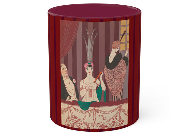 La Loge by George Barbier Colorful Mugs, 11oz