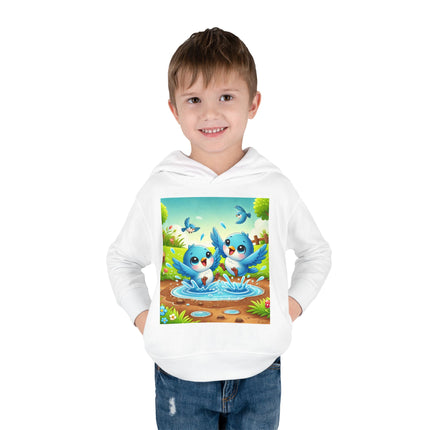 Bluebird Playtime Toddler Pullover Fleece Hoodie