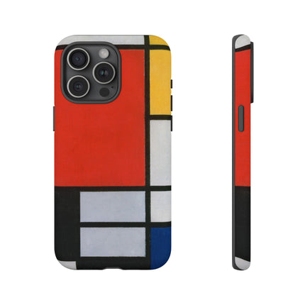Composition with Red, Yellow, Blue, and Black by Piet Mondrian Phone Cases