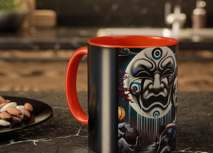 Geisha’s Black Ink Tears Colorful Mugs (11oz, 15oz)