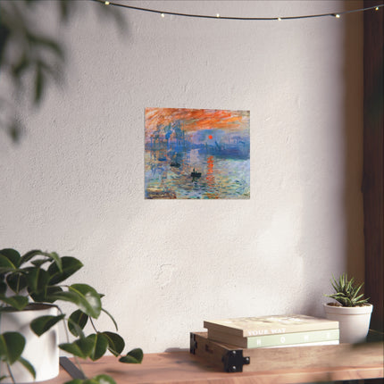 Sunrise by Claude Monet Matte Horizontal Posters