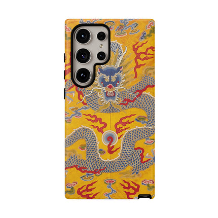 Majestic Dragon Regalia – Imperial 12-Symbol Robe Phone Cases